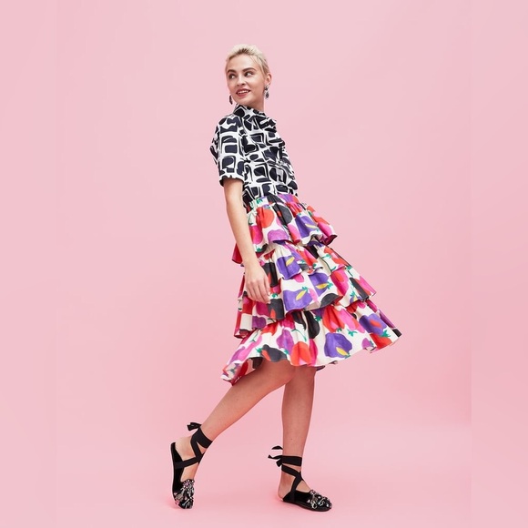 La DoubleJ Clerk CLERK TRIBAL PRINT SHORT SLEEVE Poplin COTTON SHIRT black small - Picture 2 of 13